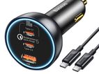 Baseus Qualcomm 160w Car Charger With Type C Cable iPhone Laptop Macbook