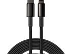 Baseus Tungsten Gold 2M Fast Charging Data Cable Type-C iP PD 20W Black