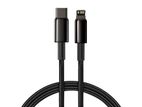 Baseus Tungsten Gold Series Lightning to Type-C 20W fast charging cable