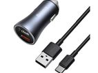 Baseus USB + Type C Quick 40W Car Charger with Cable