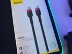 Baseus USB Type C to 60w braided cable - Cafule