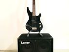 Bass Guitar with Amplifier