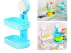 Bathroom Soap Box - Double Layer shelf