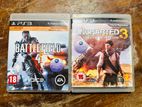 Battlefield 4 and Uncharted 3 for PS3