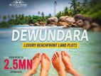 BEACHFACING BEST INVESTMENT PURPOSE LAND PLOTS IN DONDRA