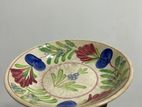 Hand-Painted Vintage Ceramic Plate