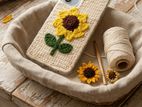 Galaxy A24 Handmade Crochet Sunflower Phone Case