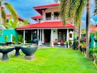 Beautiful Landscaped Garden Has Upstairs Quality House for Sale Negombo