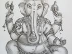 Vinayakar Drawing