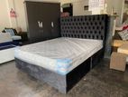 Bed 6*6 with Spring Mattress