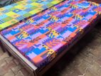 Bed 6ft *3ft With Double layer Mattress