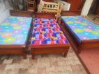 Bed 6ft *3ft With Mattress Single
