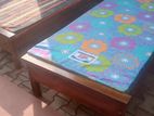 Bed 6ft *3ft with Mattress Single Layer