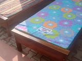 Bed 6ft *3ft with Mattress Single Layer