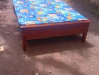 Bed 6ft *4ft with Double Layer Mattress
