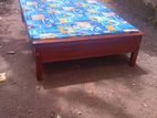 Bed 6ft *4ft With Double Layer Mattress