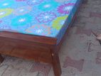 Bed 6ft *5ft with Damro Double Layer Mattress