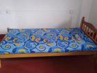 Bed 6ft × 3ft with Mattress Single