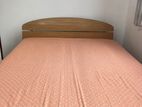 bed with mattress