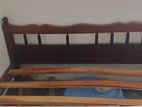 Bed Double Teak with Mattress
