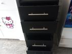 Bed Side Cupboard (Black ) (H-14)