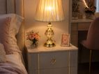 Bed Side Cupboard With Table Lamp