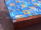 Bed with Double Layer Mattress 6ft *5ft