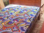 Bed with Hybrid Mattress 6ft *5ft