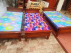 Bed with Mattress Double Layer 6ft *3ft