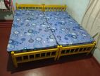 Bed with mattress