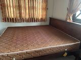 Bed with Spring Mattress 72*78