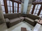 Beige 4 Piece Sofa Set