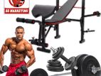 Bench Weight Plates Dumbbell set 20kg