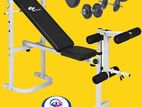 Bench With Full Weight Set