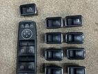 Benz W204 Power Shatter Switch Complete Set