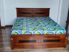 Best Teak 6*6 Box Bed and Hybrid Metter