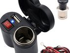 Bike Charging Socket with Lighter IIII