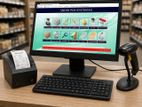 Billing System with Printer/ Barcode Scanner
