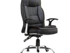 Bk Adjustable Leather Blk Managing Office Chairs