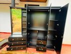 Black 3 Door wardrobes with Dressing Table .