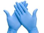 Black & Blue color Nitrile gloves