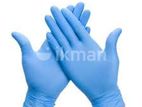 black & Blue color Nitrile gloves#