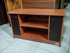 Black and Brown Colour TV Stand Melamine