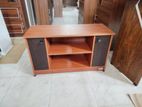 Black and Brown Colour TV Stand Melamine