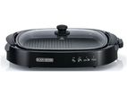 Black and Decker Electric Flat Health Grill, 1500 W, Black, (GH1500-B5)