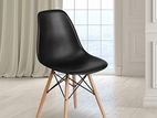 Black & White ABC Office Dining Chair- IMPANA