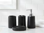 Black Bathroom Ceramic Set
