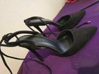 Black Boohoo Strappy Heels