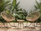 Black Brown Rocking Chair