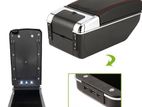 Black Color 6 Usb Port Include Arm Rest for Vehicles